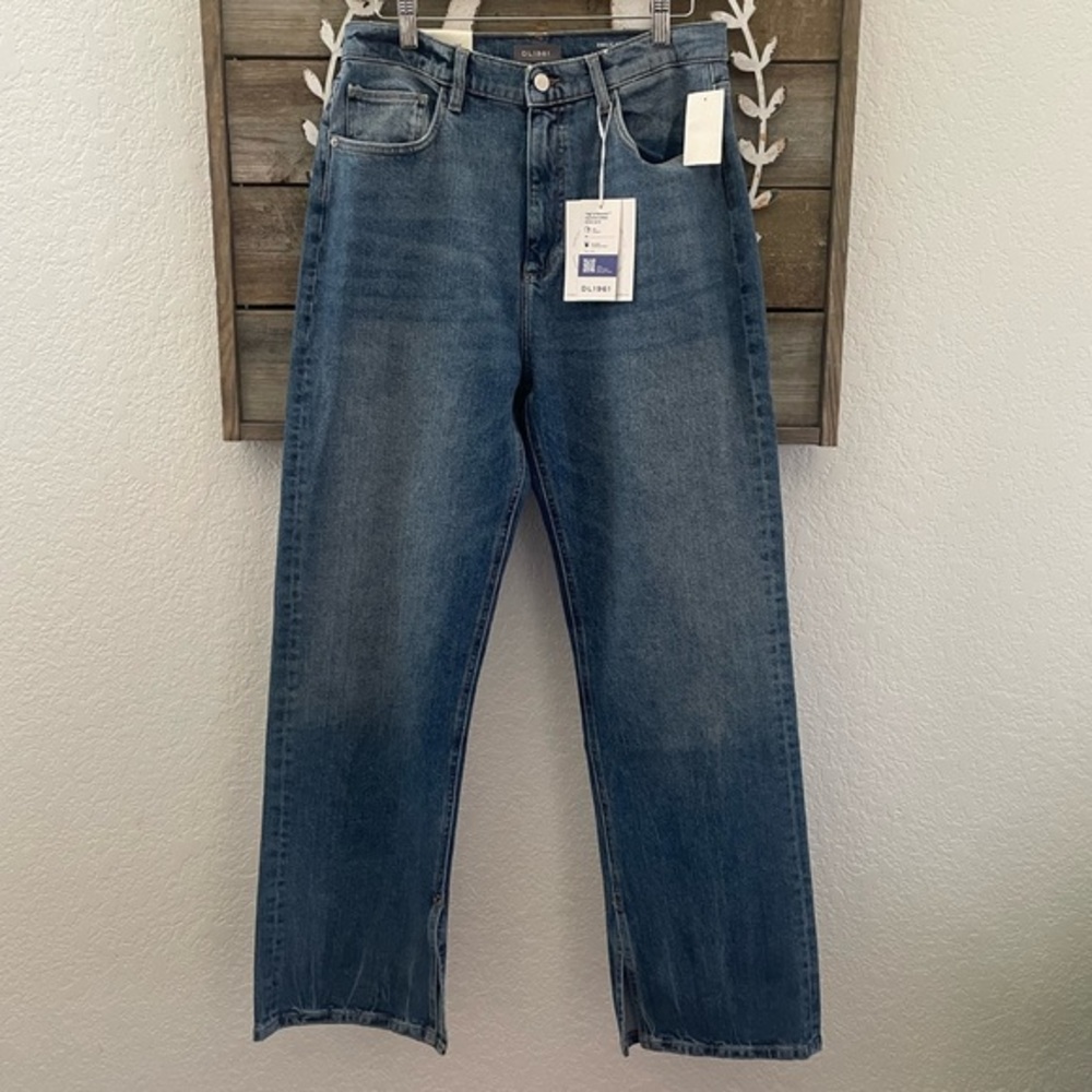 DL1961 Emilie straight ultra high rise vintage denim size 29 NWT